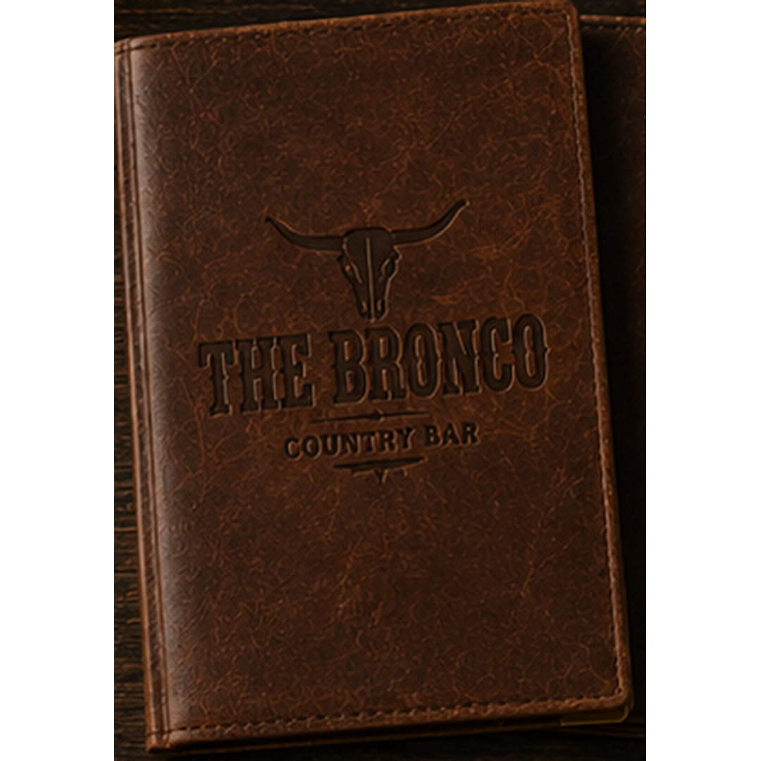 The Bronco Menu Cover