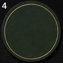 Racing Green Round Coaster