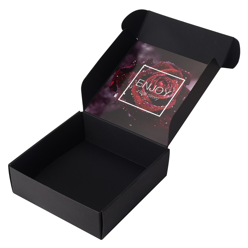 Black Enjoy Real Sexy Rose Branded Gift Box Open
