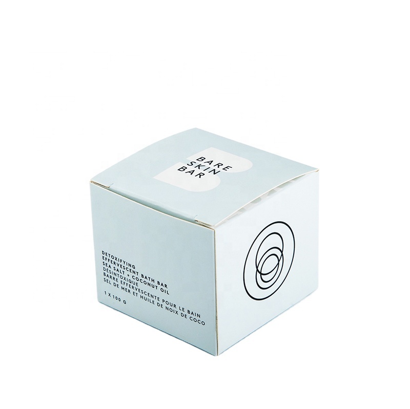 Light Blue Bare Skin Bar Soap Box