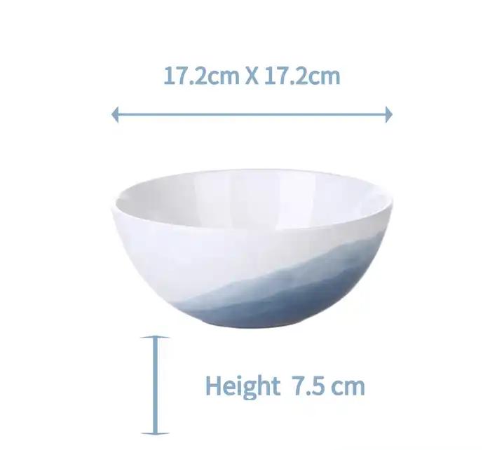 Gradient Glaze 7" Round Soup Bowl