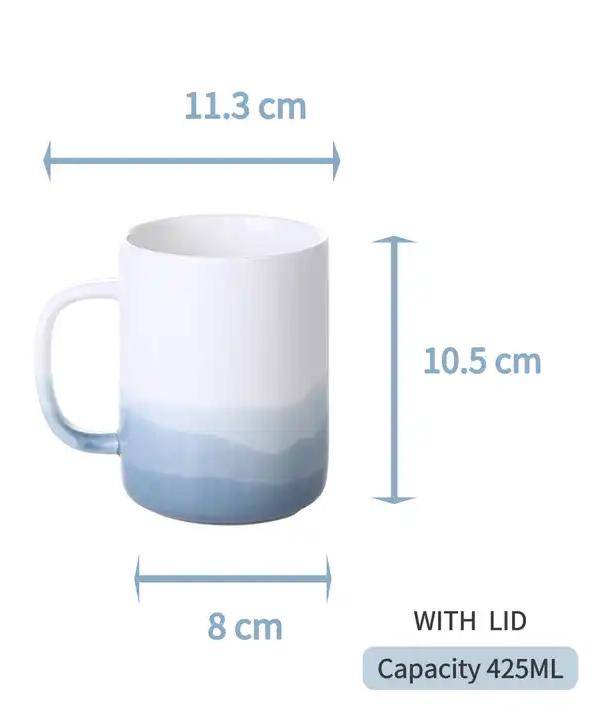 Gradient Glaze Cylinder Ceramic Mug