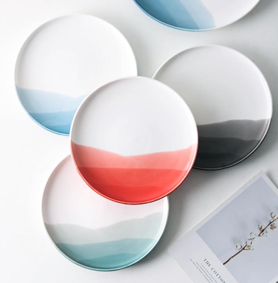 Gradient Glaze 6" Ceramic Dinner Plate