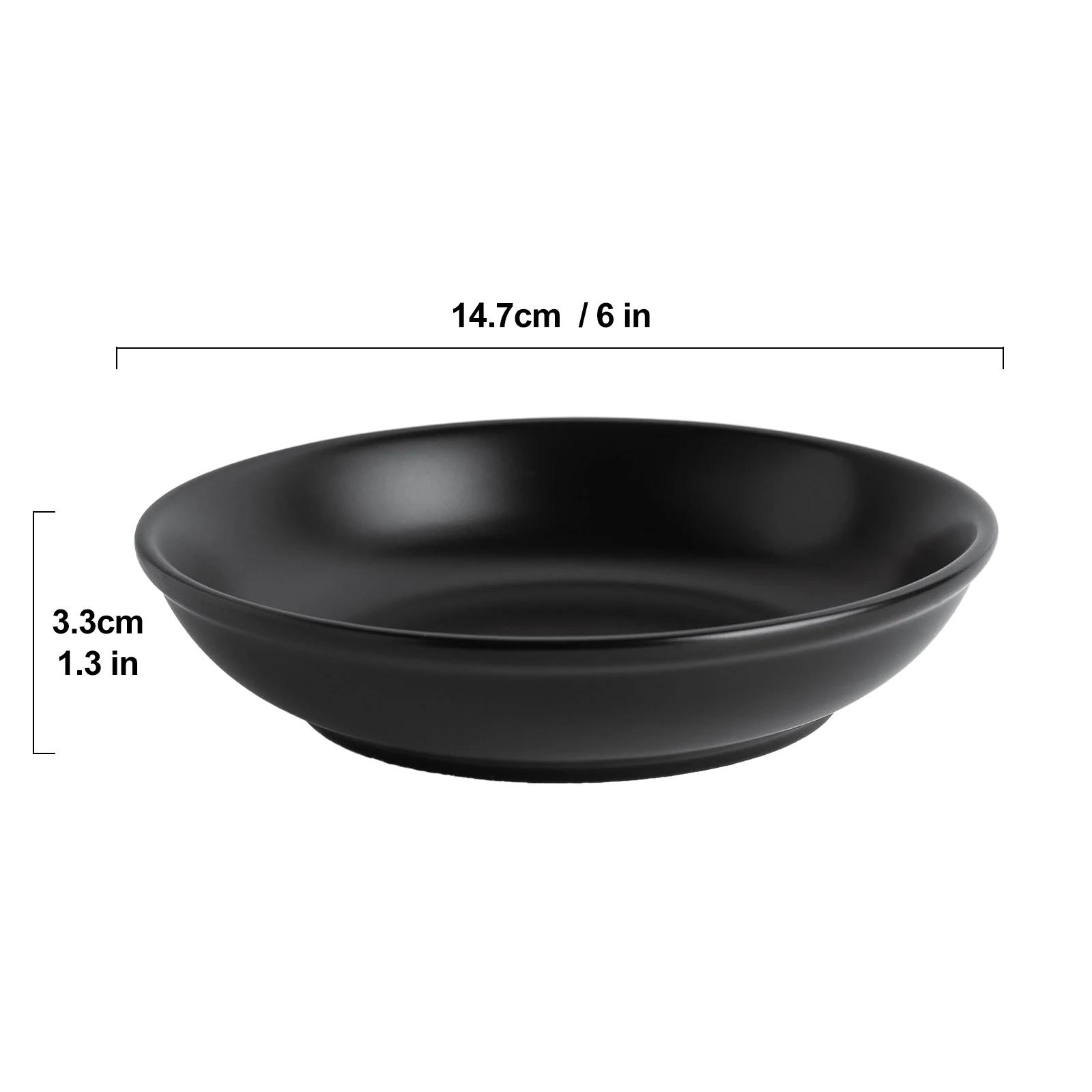 Matte Black Plate 6" (B205B-6")