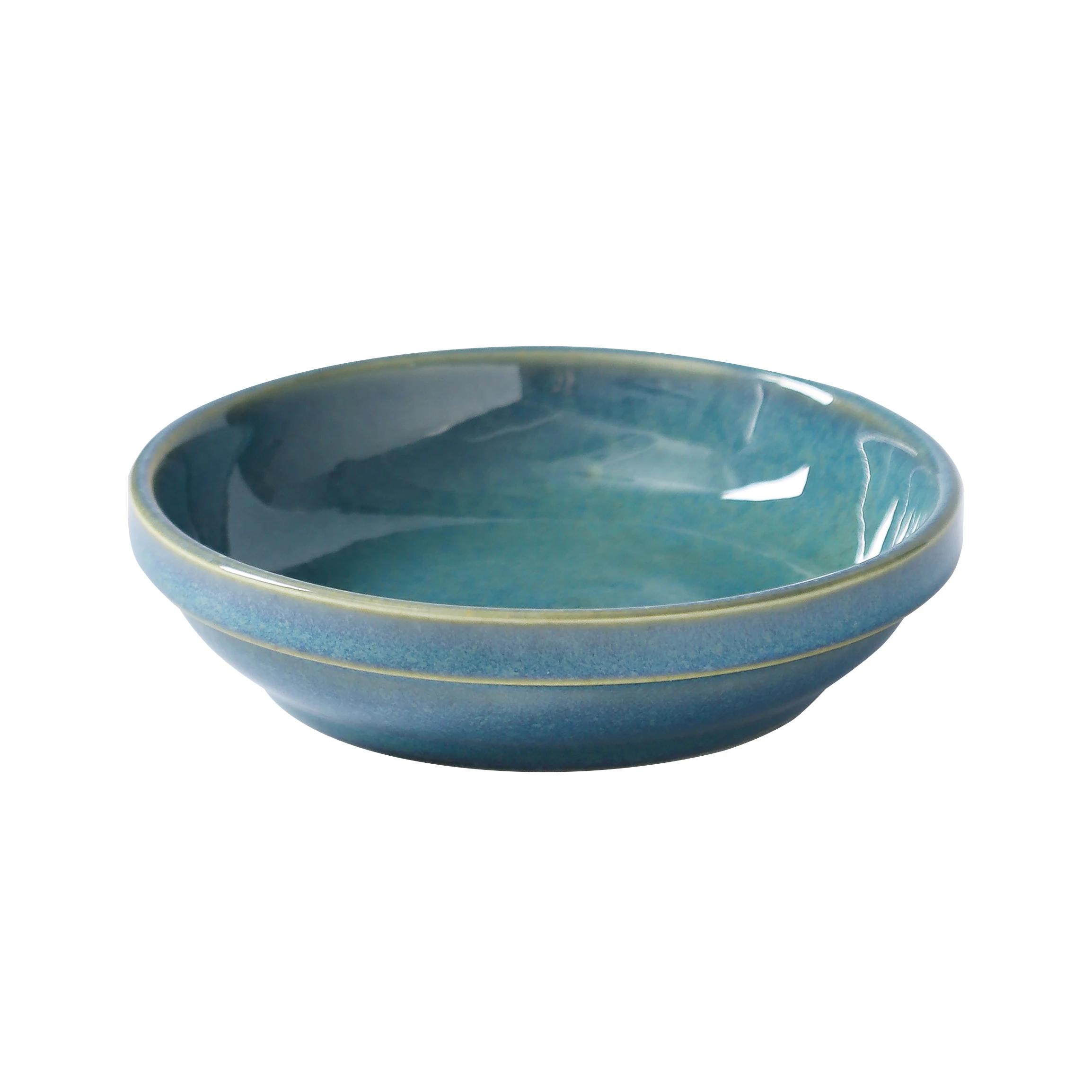 Reaction Glaze 5.25" Snack Dish With Side
