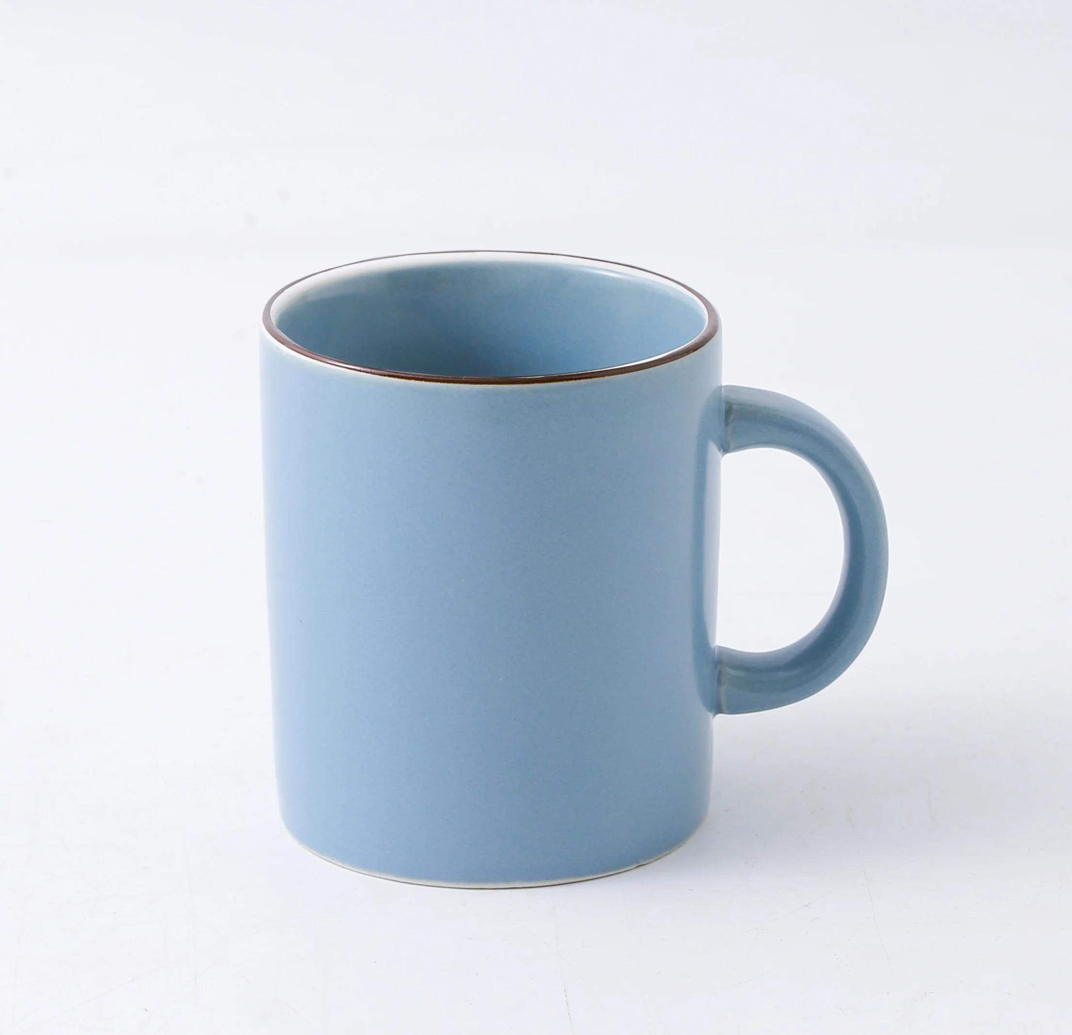 Porcelain Dinner Set Mugs 89mm, Blue