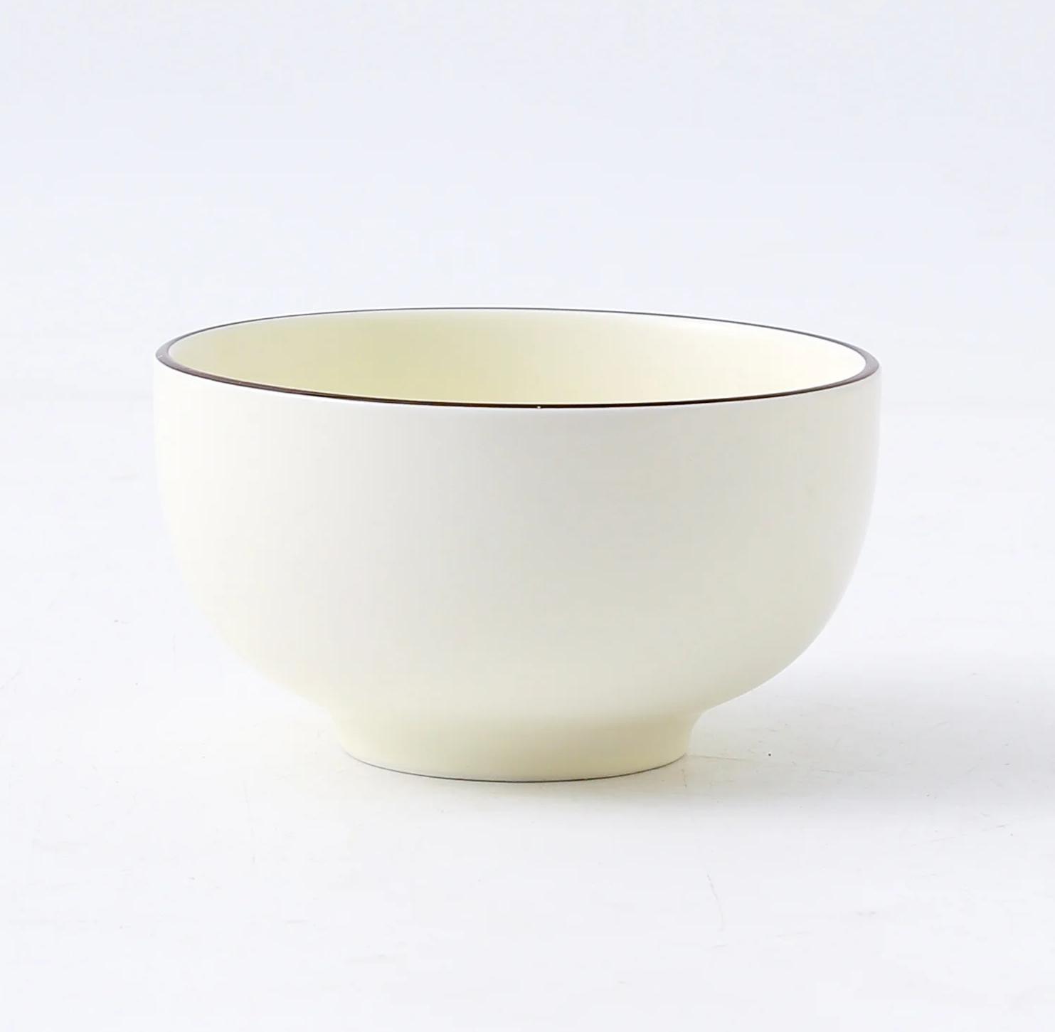 Porcelain Dinner Set Bowl 117mm, Beige