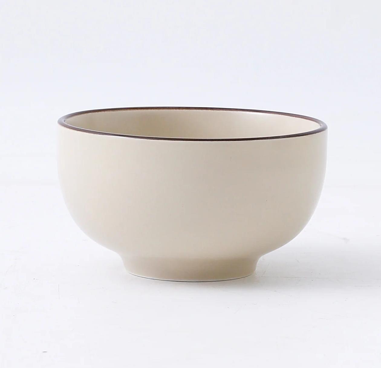Porcelain Dinner Set Bowl 117mm, Khaki